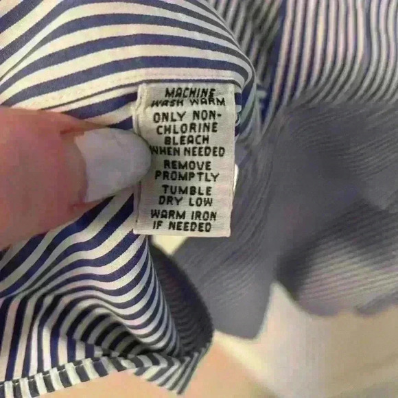 Polo Ralph Lauren Dress Shirt Blake Long Sleeve Striped Button Up Mens XL EUC - Picture 4 of 5